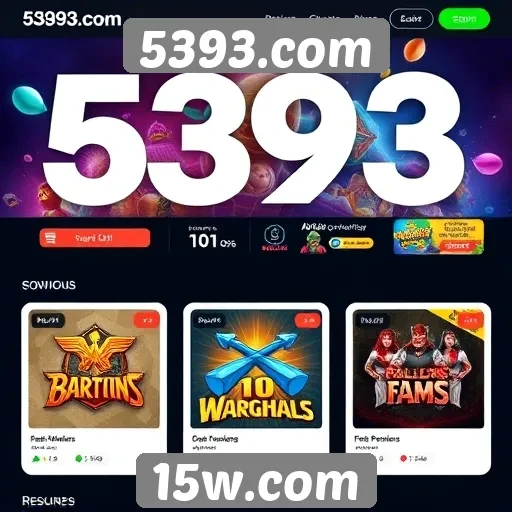 Impacto de 5393.com no mercado de jogos online